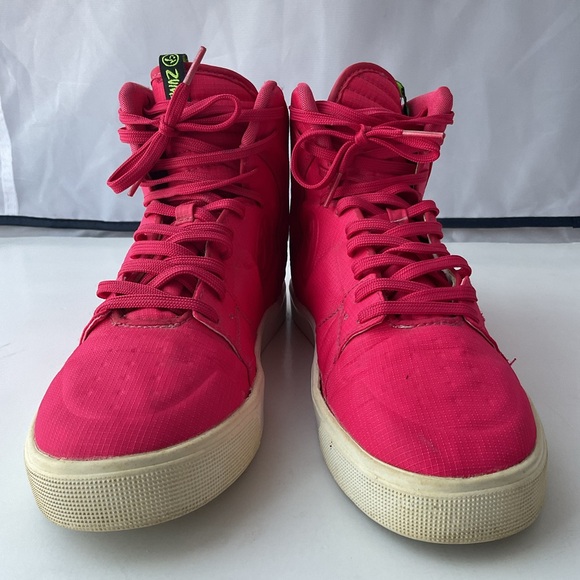 Zumba Street Classic Pink High-Top Dance Fitness Sneakers Shoes Women’s Size 8 - Picture 3 of 12
